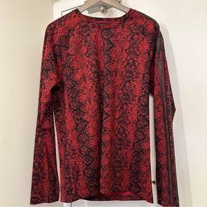 Ivy Park x Ivy Heart Snakeskin Allover Print Baselayer Top